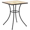vidaXL Mozaikový bistro stolík tehlová farba 60x60x74 cm keramika