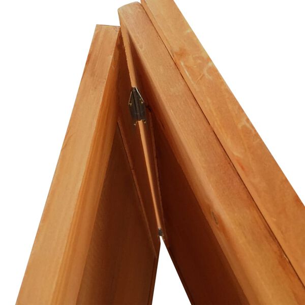 vidaXL Vonkajšia skladacia drevená zvieracia klietka