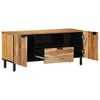 vidaXL TV skrinka Hned&aacute; 105 x 33,5 x 46 cm Mas&iacute;vne mango drevo