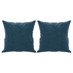 vidaXL Dekorat&iacute;vne vank&uacute;&scaron;e 2 ks modr&eacute; 40x40 cm zamat