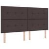 vidaXL V&yacute;&scaron;kovo nastaviteľn&yacute; čelov&yacute; panel Tmavohned&aacute; 180 cm l&aacute;tka