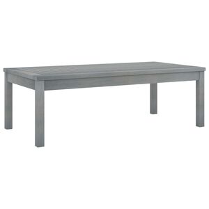 vidaXL Konferenčn&yacute; stol&iacute;k 100x50x33 cm siv&yacute; mas&iacute;vne ak&aacute;ciov&eacute; drevo