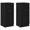 vidaXL Serv&iacute;rovacia skriňa 2 pcs Čierny dub 30 x 30 x 70 cm