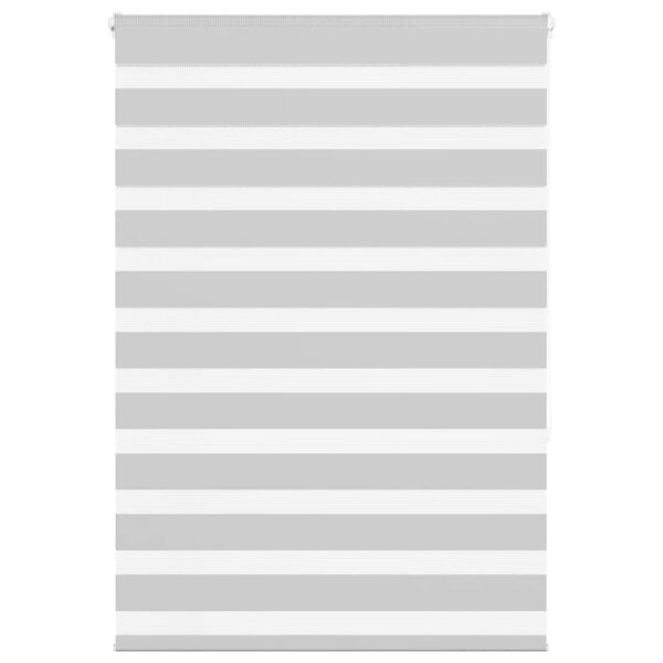 vidaXL Zebra roleta svetlosiv&aacute; 115x150cm &scaron;&iacute;rka l&aacute;tky 110,9cm polyester