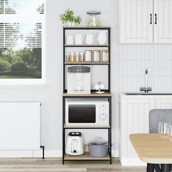 vidaXL Kuchynsk&aacute; polica Sonoma dub 60 x 40 x 168 cm Kompozitn&eacute; drevo