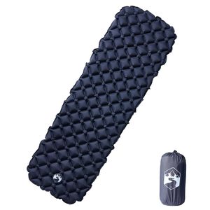 vidaXL Nafukovac&iacute; kempingov&yacute; matrac, 1 osoba, siv&yacute; 190x58x6 cm