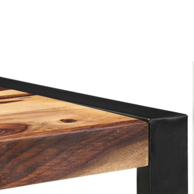vidaXL Barový stolík 60x60x110 cm masívne sheeshamové drevo