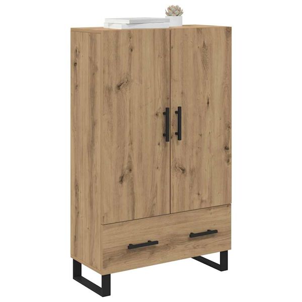 vidaXL Highboard Remeseln&yacute; dub 69,5 x 30 x 115 cm Kompozitn&eacute; drevo