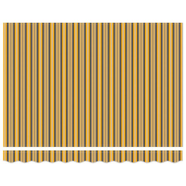 vidaXL Zatemniteľn&aacute; mark&iacute;za Žlt&aacute; a &Scaron;ed&aacute; 300 x 250 cm Polyester a kov