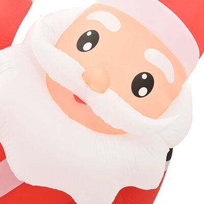 vidaXL Nafukovací vianočný Santa Claus s LED IP44 360 cm XXL