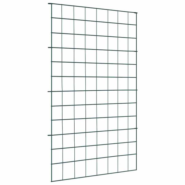 vidaXL Sada plotu pre rybn&iacute;k 8 pcs Zelen&aacute; 50 x 80 cm Oceľ