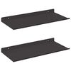 vidaXL Z&aacute;vesn&aacute; polica N&aacute;stenn&yacute; 2 pcs Čierny 40 x 17,5 x 2,5 cm Oceľ