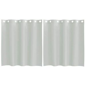 vidaXL Vo&aacute;lov&eacute; z&aacute;vesy s priechodkami 2 ks svetlosiv&eacute; 140x140 cm