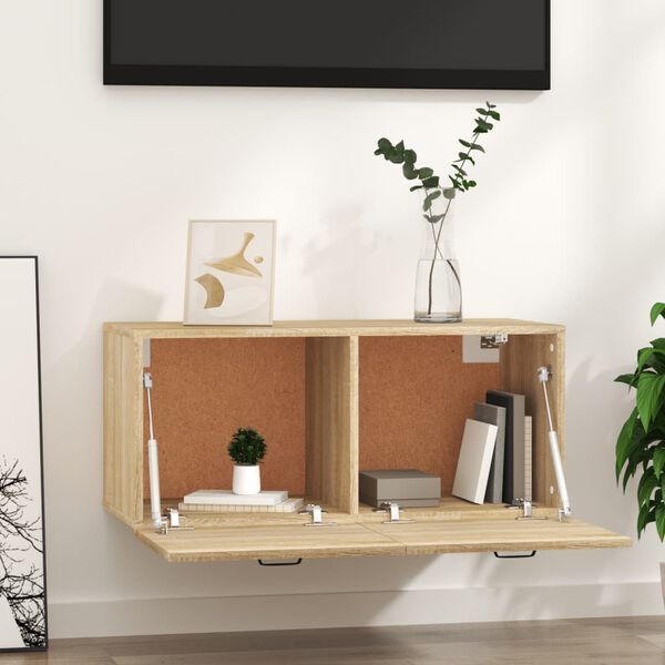 vidaXL N&aacute;stenn&aacute; skrinka dub sonoma 80x36,5x35 cm kompozitn&eacute; drevo