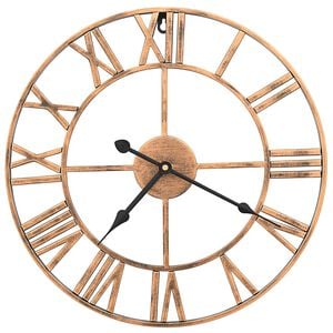 vidaXL N&aacute;stenn&eacute; hodiny zlat&eacute; 40 cm kovov&eacute;