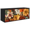 vidaXL N&aacute;stenn&yacute; TV kabinet GENNEP 102 x 33 x 40 cm Čierny dub