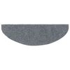 vidaXL Schodov&eacute; rohože, samolepiace, 20 ks, 65x21x4 cm, svetlosiv&eacute;, polkruhov&eacute;, veľk&eacute;