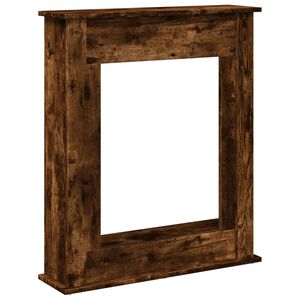 vidaXL Obloženie krbu dymov&yacute; dub 75x20x87,5 cm kompozitn&eacute; drevo