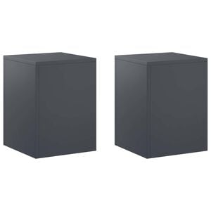 vidaXL Stojan na rastliny 2 pcs Antracitov&aacute; 30 x 30 x 40 cm