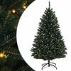 vidaXL Umel&yacute; Skl&aacute;pac&iacute; Vianočn&yacute; Stromček 120 cm 150 LED Tepl&aacute; biela PVC