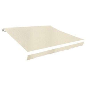 vidaXL N&aacute;hradn&aacute; l&aacute;tka na mark&iacute;zu, kr&eacute;mov&aacute;, 280x245 cm, polyester