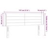 vidaXL Čelo postele so z&aacute;hybmi sivohned&yacute; 147x16x78/88 cm l&aacute;tka