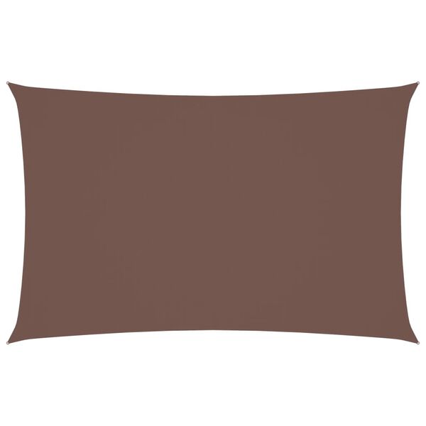 vidaXL Tieniaca plachta oxfordská látka obdĺžniková 2x4,5 m hnedá