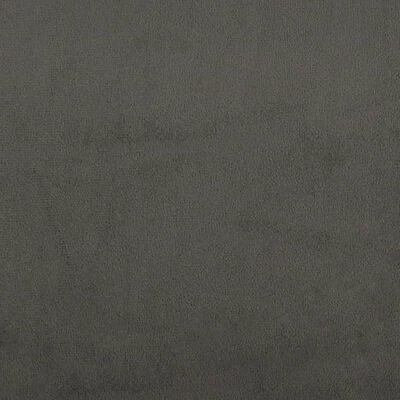 vidaXL Posteľný rám boxspring s matracom tmavosivý 180x200 cm zamat