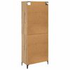 vidaXL Highboard Remeseln&yacute; dub 69,5 x 34 x 180 cm Kompozitn&eacute; drevo