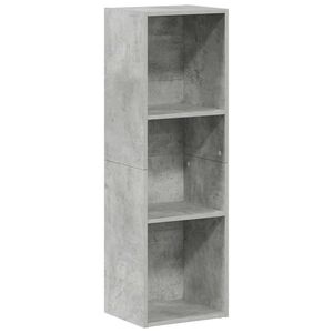 vidaXL Knižnica/TV skrinka, bet&oacute;novo siv&aacute; 36x30x114cm kompozitn&eacute; drevo