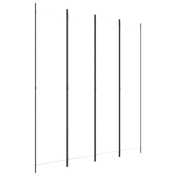 vidaXL 4-panelový paraván biely 150x220 cm látkový