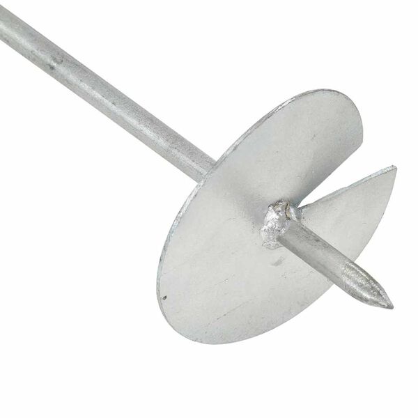 vidaXL Uzemňovacie kotvy 10 ks 10x60 cm pozinkovaný kov