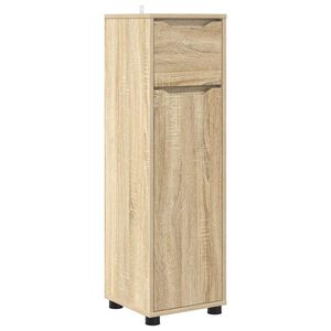 vidaXL K&uacute;peľňov&aacute; skriňa Sonoma dub 30,5 x 30 x 101 cm Kompozitn&eacute; drevo