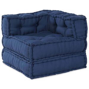 vidaXL Modulov&aacute; pohovka L&aacute;tka Indigo 70 x 70 x 56 cm