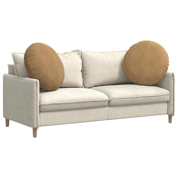 vidaXL Vank&uacute;&scaron;e na sedenie 2 pcs Hned&aacute; &Oslash; 40 x 13 cm Zamat