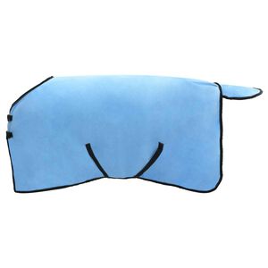 vidaXL Pl&aacute;&scaron;ť pre kone Pln&yacute; aqua 75 cm Polyesterov&aacute; fleecov&aacute; tkanina