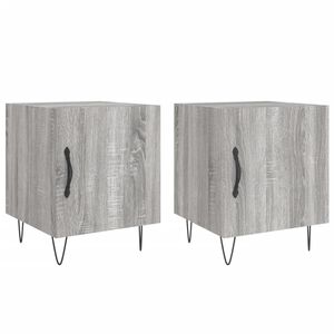 vidaXL Nočn&eacute; stol&iacute;ky 2 ks siv&yacute; dub sonoma 40x40x50 cm kompozitn&eacute; drevo