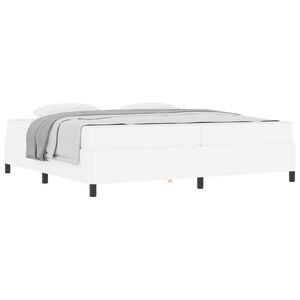 vidaXL R&aacute;m postele s matracmi Biela 200 x 200 cm l&aacute;tka