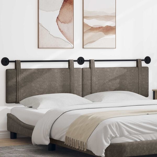 vidaXL Z&aacute;vesn&aacute; Čel&aacute; N&aacute;stenn&yacute; Biely 210 x 55 x 5 cm Antik PU