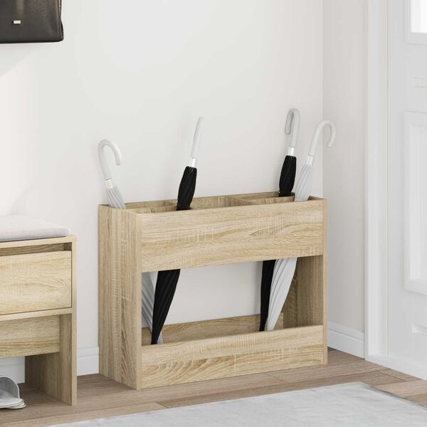 vidaXL Stojan na slnečn&iacute;k Sonoma dub 65 x 24 x 50 cm Kompozitn&eacute; drevo