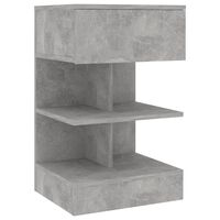 vidaXL Nočný stolík betónovo sivý 40x35x65 cm drevotrieska