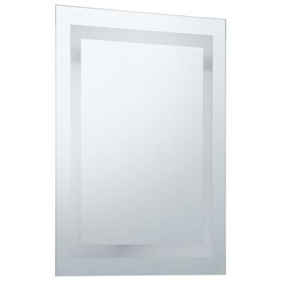 vidaXL Kúpeľňové zrkadlo s LED svetlom a dotykovým senzorom 60x100 cm