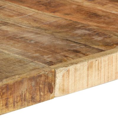 vidaXL Jedálenský stôl 140x140x75 cm surové mangovníkové drevo
