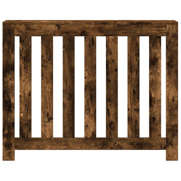 vidaXL Kryt na radi&aacute;tor dymov&yacute; dub 104x20x82 cm kompozitn&eacute; drevo