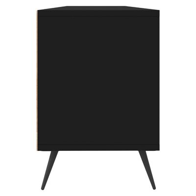 vidaXL TV skrinka čierna 150x30x44,5 cm kompozitné drevo