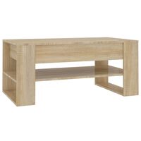 vidaXL Konferenčný stolík dub sonoma 102x55x45 cm spracované drevo
