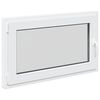 vidaXL Podkrovn&eacute; okno RISOR 100 x 70 cm PVC a sklo Biela