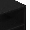 vidaXL Stenn&aacute; polica Čierny dub 140 x 41 x 75 cm Kompozitn&eacute; drevo