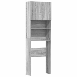 vidaXL Skrinka na pr&aacute;čku siv&aacute; Sonoma 64x24x190 cm Engineered Wood