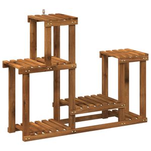 vidaXL Stojan na rastliny Pr&iacute;rodn&aacute; 90 x 25 x 73 cm